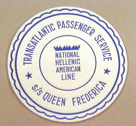 Coaster - Transatlantic Passenger Service, SS Queen Frederica