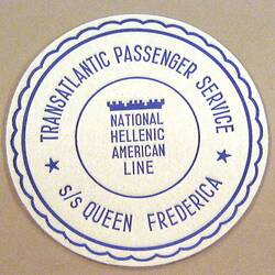 Coasters - Transatlantic Passenger Service, SS Queen Frederica, circa 1950s