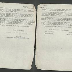 Diary - World War I, 13th Australian Field Ambulance, 1916-1919