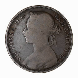 Coin - Penny, Queen Victoria, Great Britain, 1881