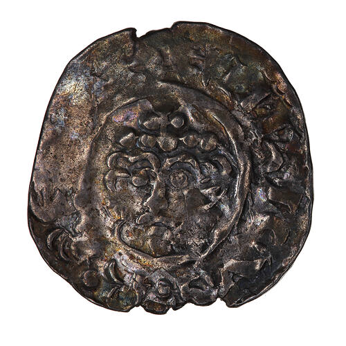 Coin - Penny, Henry II, England, 1180-1189 (Obverse)