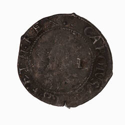 Coin - Penny, Charles I, Great Britain,  circa 1639 (Obverse)