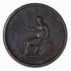 Coin - Penny, George III, Great Britain, 1806 (Reverse)