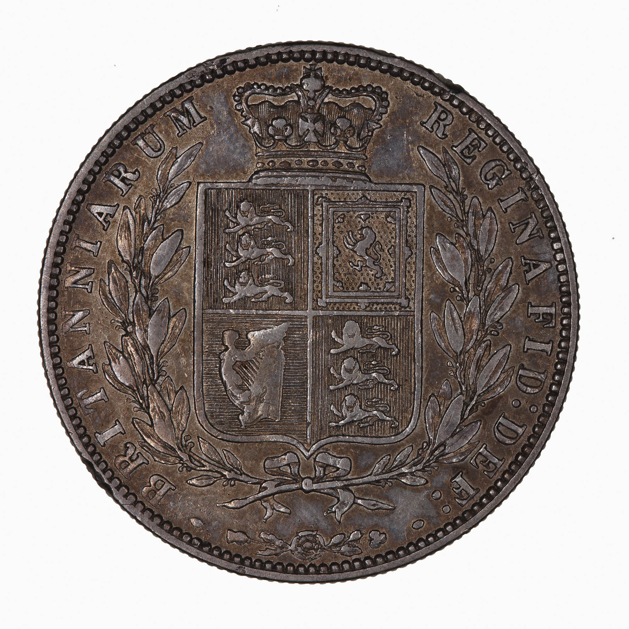 Coin - Halfcrown, Queen Victoria, Great Britain, 1875