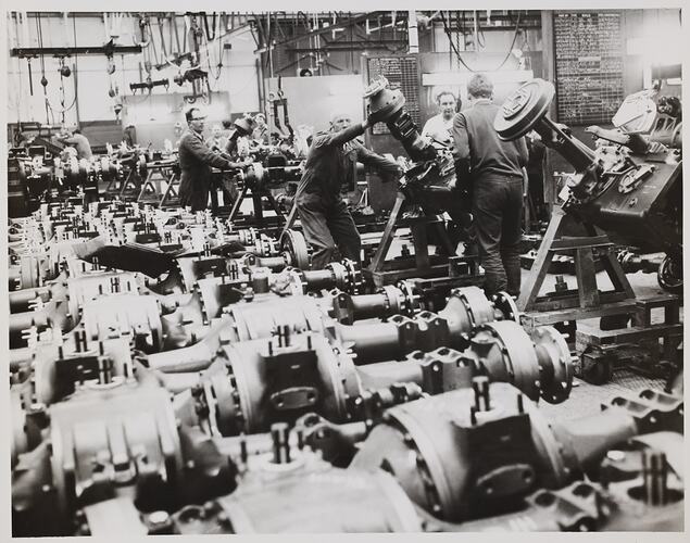 Photograph - Massey Ferguson, Rear Axle Assembly, Banner Lane, Coventry, England, circa 1961