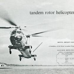 Bristol Tandem Rotor Helicopters