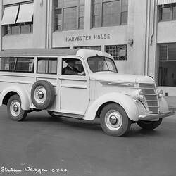 Negative - International Harvester, D2 Station Wagon, 1940