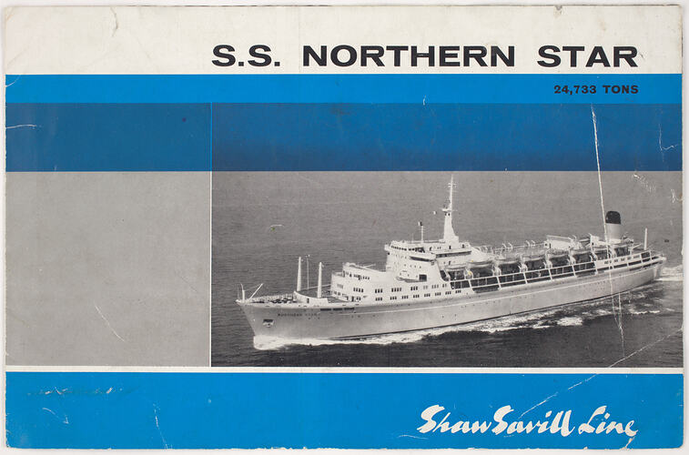 Pamphlet - SS Northern Star, Shaw Savill Line