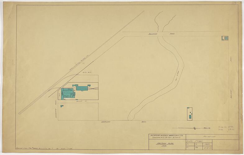 Site Plan - McKay, Factory Plan, 1904
