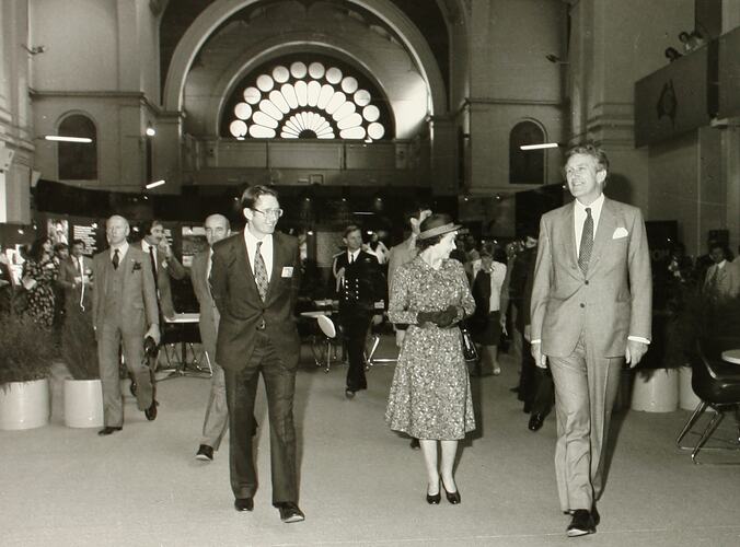 Photograph - Commonwealth Heads of Government Meeting, Visit by Queen Elizabeth II, Royal Exhibition Building, Melbourne, 30 Sep-7 Oct 1981