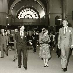 Photograph - Commonwealth Heads of Government Meeting, Visit by Queen Elizabeth II, Royal Exhibition Building, Melbourne, 30 Sep-7 Oct 1981