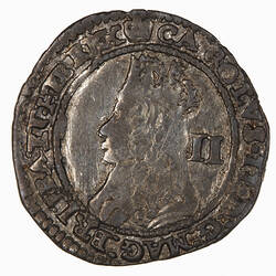 Coin - Twopence, Charles II, Great Britain, 1660-1662 (Obverse)