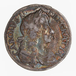 Coin - Groat, Charles II, Great Britain, 1679 (Obverse)