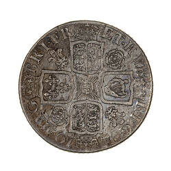 Coin - 1 Shilling, Queen Anne, England, Great Britain, 1710 (Reverse)