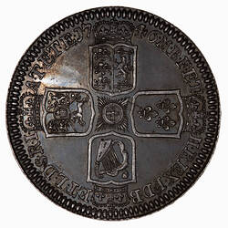 Proof Coin - Crown, George II, Great Britain, 1746 (Reverse)