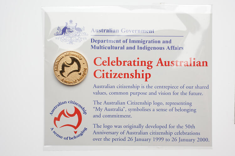 Australian Citizenship Badge, 2003