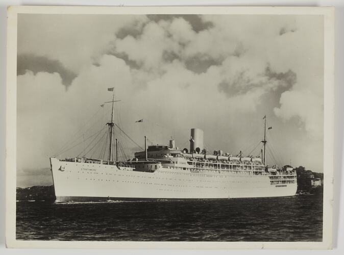 Photograph - RMS Strathmore, P & O Line, circa 1950s