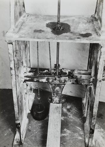 Photograph - Schumacher Mill Furnishing Works, Detail of a Machine, Port Melbourne, Victoria, circa 1940s