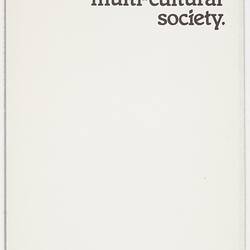 Leaflet - 'Don't Slam the Door in Their Faces', Ecumenical Migration Centre, circa 1980s