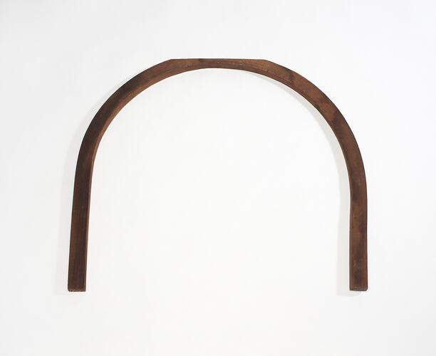 Chair Back - Adolph Bruhn & Son, Wooden, Horseshoe-shaped, circa 1970-1990