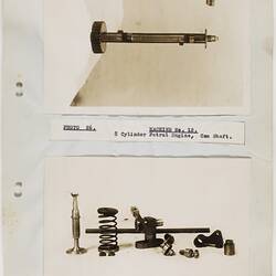 Photograph - Crankless Engines (Australia) Pty Ltd, Eight Cylinder Petrol Engine Components, Fitzroy, Victoria, 1921