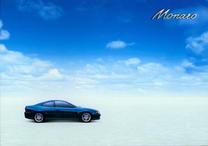 Publicity Booklet - General Motors-Holden's, Monaro CV6 & CV8, Motor Cars, 2001