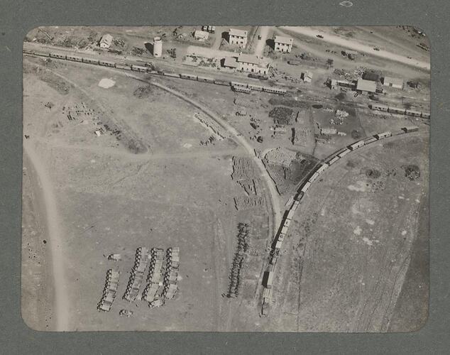 Photograph - 'Captured Rollling Stock', Tulkeram, Middle East, World War I, 24 Sept 1918