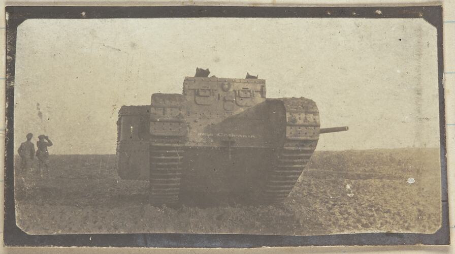 Tank, Somme, France, Sergeant John Lord, World War I,1916