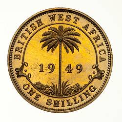 Proof Coin - 1 Shilling, British West Africa, 1949
