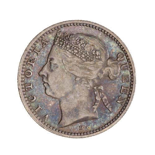 Coin - 10 Cents, Straits Settlements, 1890