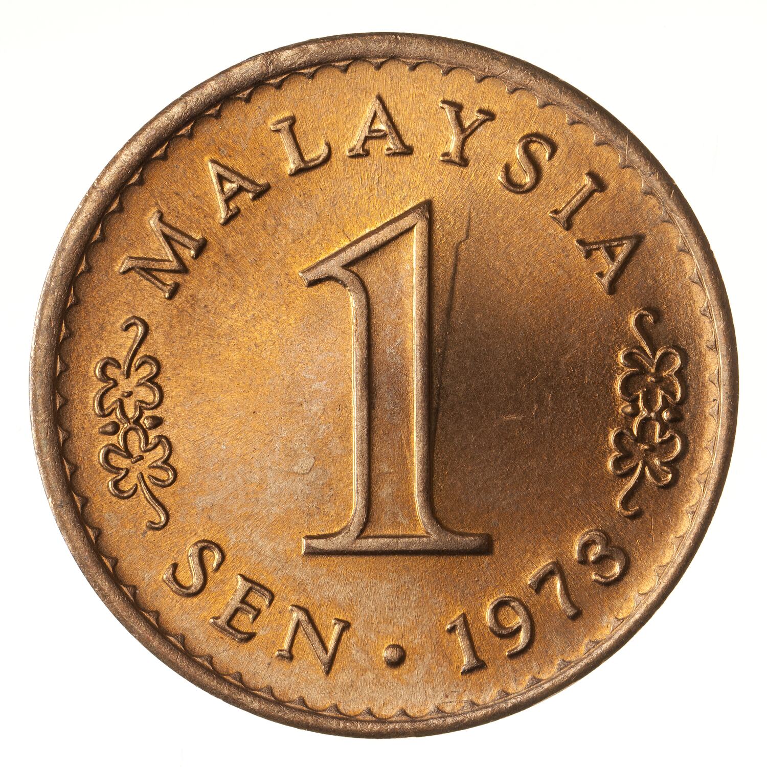 Coin - 1 Sen, Malaysia, 1973