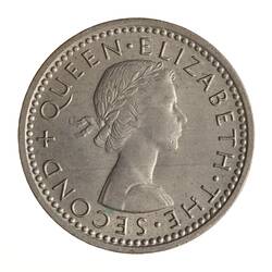 Coin - 3 Pence, New Zealand, 1959