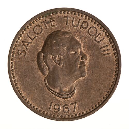 Coin - 2 Seniti, Tonga, 1967