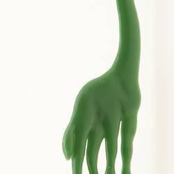 Toy Giraffe - Green Plastic