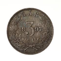 Coin - 3 Pence, South Africa, 1897