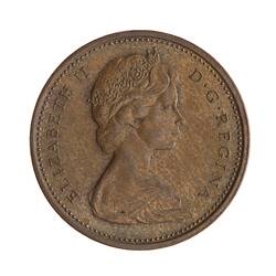 Coin - 1 Cent, Canada, 1973
