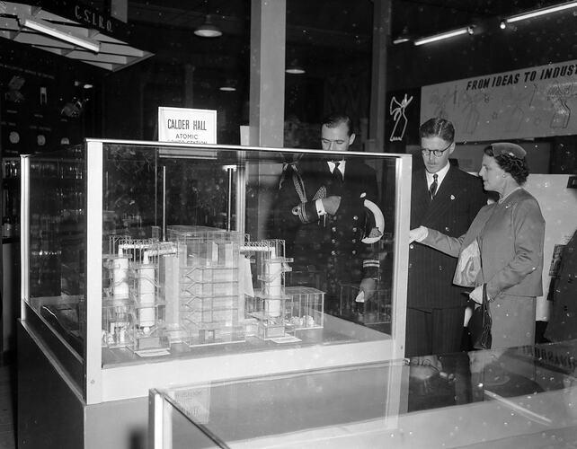 Sellafield Ltd, Model of Calder Hall Atomic Power Station, Melbourne, Victoria, 1956
