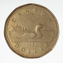 Coin - 1 Dollar, Canada, 1988