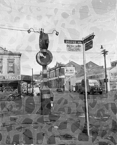 Marshallite Traffic Signal, Bridge Road & Burnley Street, Richmond, Victoria, 1954-1955