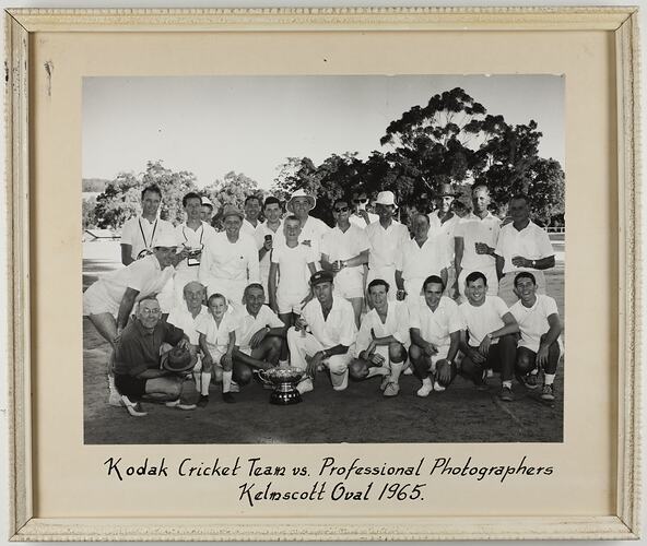 Kodak Cricket Team vs. Professional Photographers, Kelmscott Oval', 1965