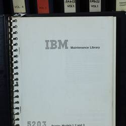 Trolley with Reference Materials - IBM, circa 1972
