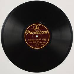 Disc Recording - Parlophone,  "The Birth of the Blues" & "My Heart Stood Still", Munro & Mill, 1925-1936