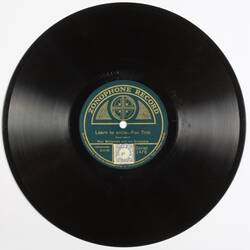 Disc Recording - Zonophone,  "Three o'clock in the Morning" & "Learn to Smile", Paul Whiteman, 1921