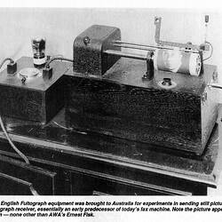Radio Facsimile Receiver - Fultograph, Wireless Pictures, circa 1930