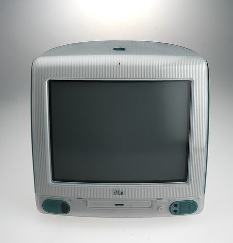 Computer Console - Apple iMac, Bondi Blue, With Inbuilt Monitor, 1998