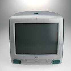 Computer Console - Apple iMac, Bondi Blue, With Inbuilt Monitor, 1998