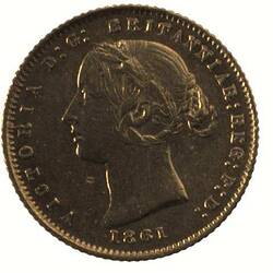 Coin - Half Sovereign, Australia, 1861