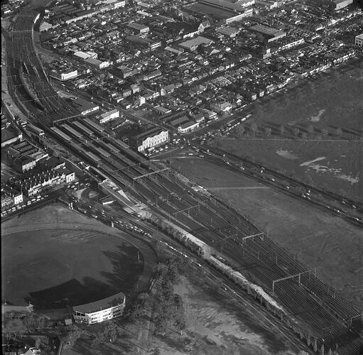 Negative - Aerial View of Richmond, circa 1955-1960