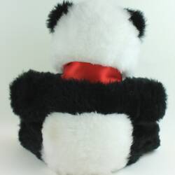 Toy Panda Bear - Jakas Soft Toys, Black & White, Melbourne, circa 1998