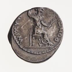 Coin - Denarius, Emperor Tiberius, Ancient Roman Empire, 14-37 AD